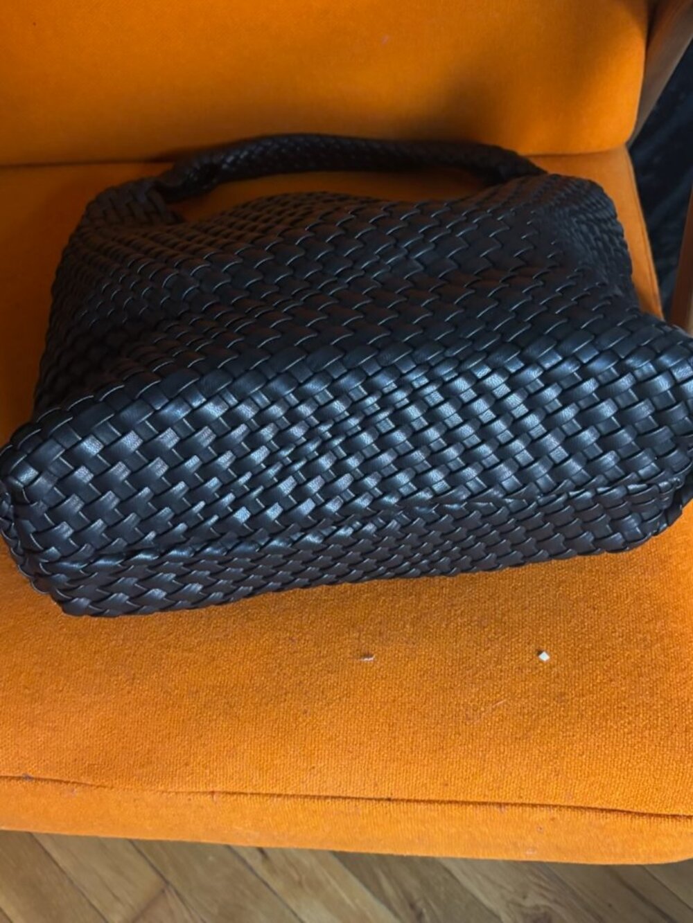 WOVEN RUBBERIZED SHOULDER BAG - Picture 2 of 2